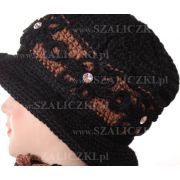 Komplet czapka + szalik dżety 028-04