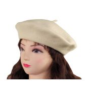 Gruby beret  z antenką w stylu francuskim - 14