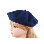 Gruby beret  z antenką w stylu francuskim - 23